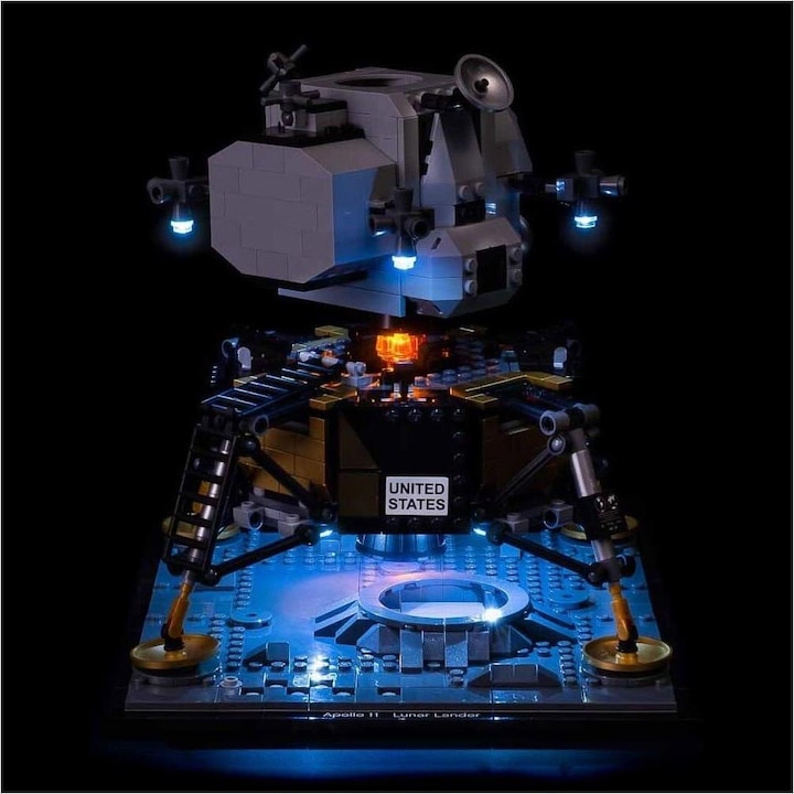 Actual product image Light my bricks LED Light Set 2.0 for LEGO NASA Apollo 11 Lunar Module
