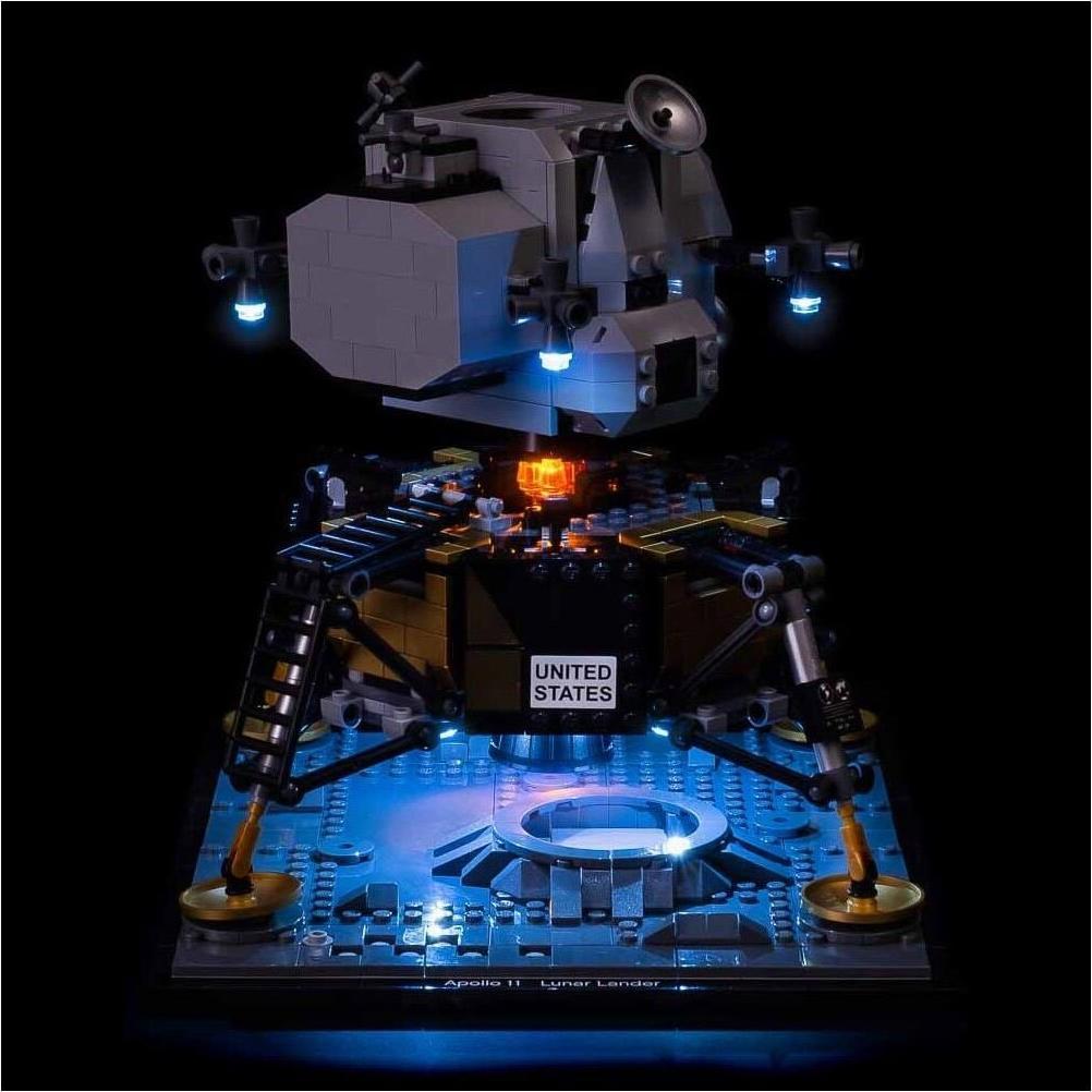 Light my bricks LED Licht Set 2.0 für LEGO NASA Apollo 11 Mondfähre
