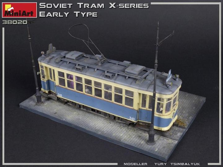 Actual product image Mini art Soviet Tram "X" Series. Early Type.