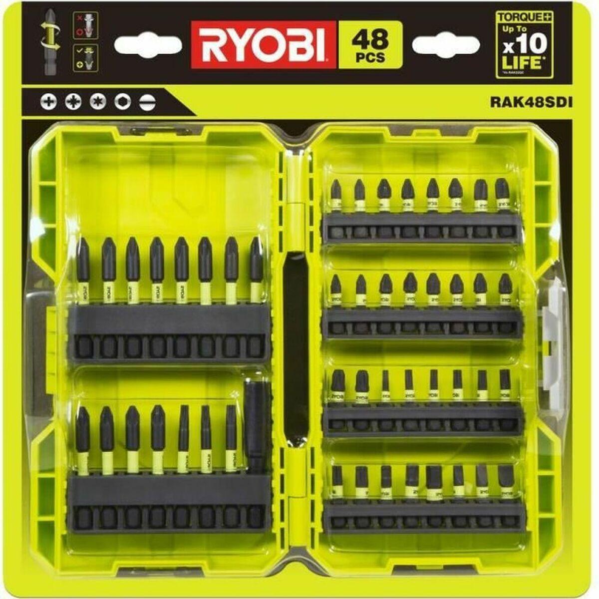 Ryobi, Chiave a bussola, Set di bit TORQUE+ 48 pezzi. (Torq)