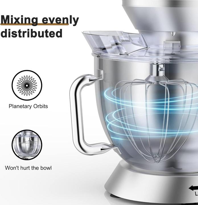 Actual product image Dobbor Küchenmaschine mit Planetarischem Rührsystem (1500 W)