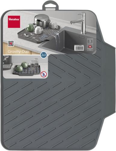 Immagine prodotto Metaltex Abtropfmatte Gravity-Duo 2in1 40x33x3 cm