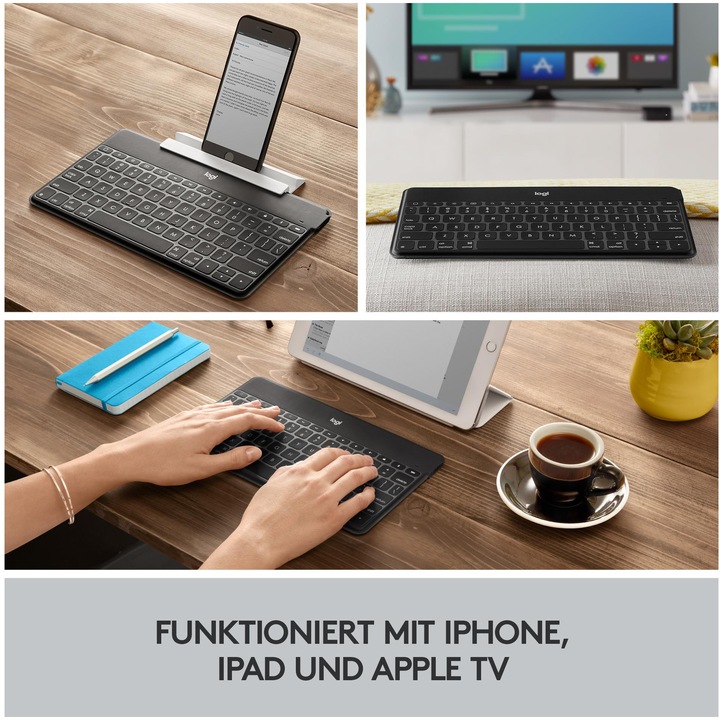 Immagine prodotto Logitech Keys-To-Go (CH, Senza fili)