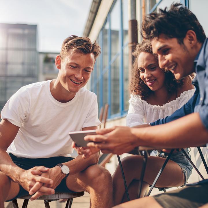 Actual product image Relaxdays Folding stool