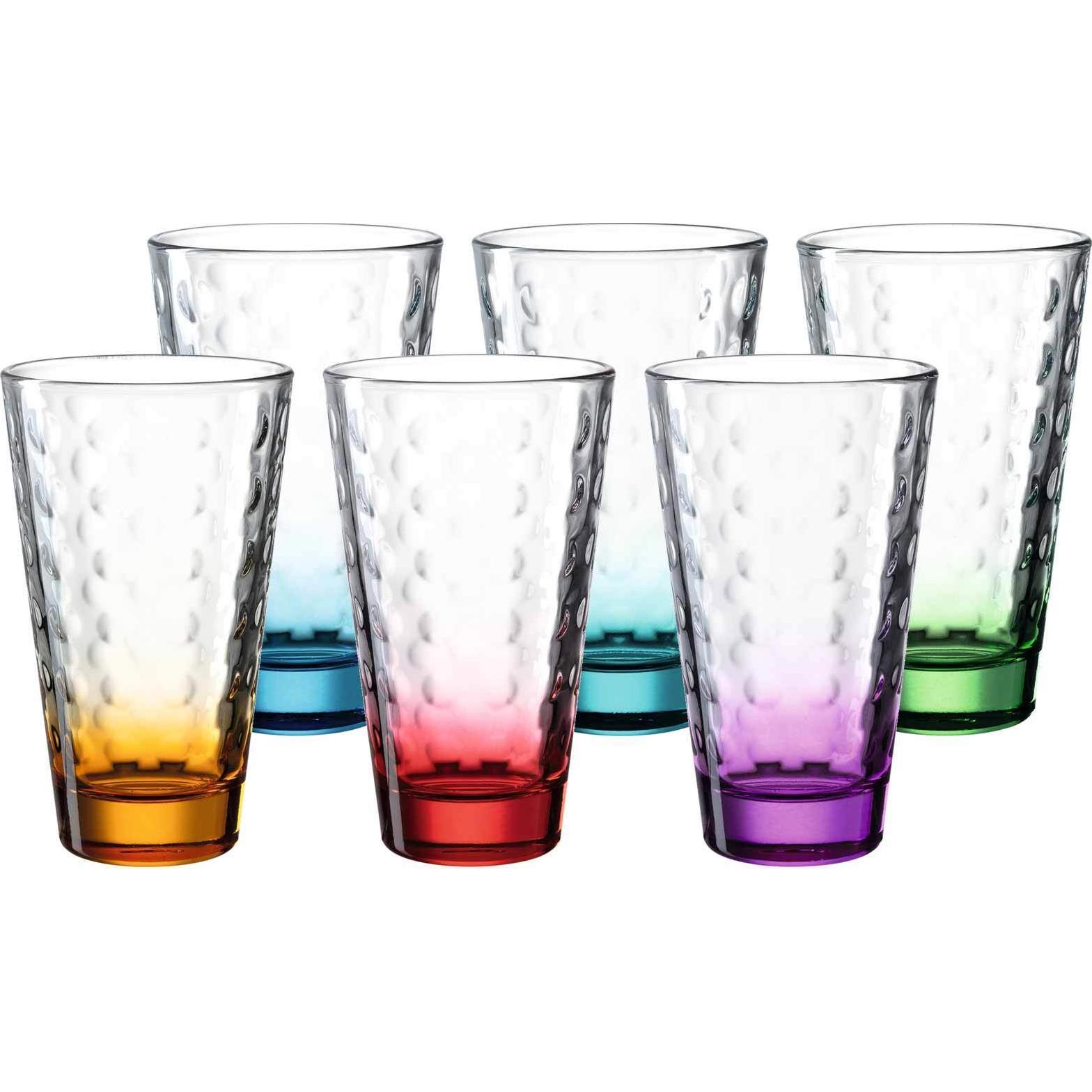 Thumbnail - Leonardo Trinkglas Optic, Trinkgläser, Mehrfarbig