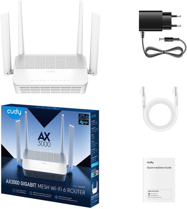 Actual product image Cudy WR3000S