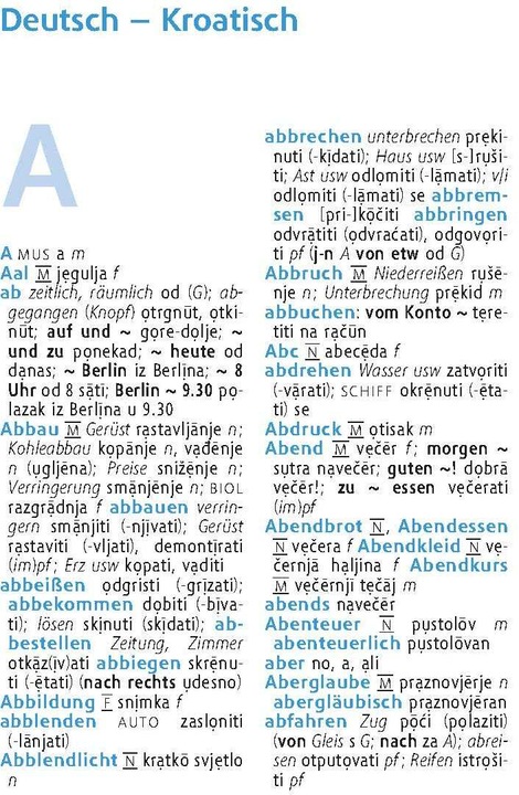 Produktbild Langenscheidt Universal-Wörterbuch Kroatisch (Deutsch, Kroatisch, 2024)