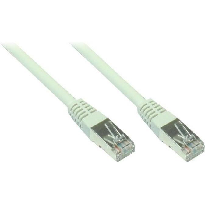 Varia Patchkabel Cat. 5e - 1 m, F/UTP, grau (CAT5e, 1 m), Netzwerkkabel