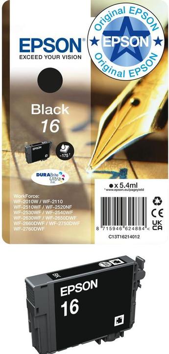 Produktbild Epson 16 DuraBrite Ultra (BK)