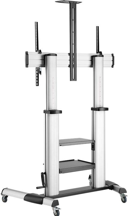 Immagine prodotto LogiLink Carrello per display/proiettore LCD - plastica, alluminio, acciaio - grigio, nero - (100 kg, 60" - 100")