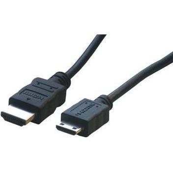 Thumbnail - MCL MC382-2M HDMI-Kabel HDMI Typ A (Standard) HDMI Type C (Mini) Schwarz (2 m, HDMI), Video Kabel