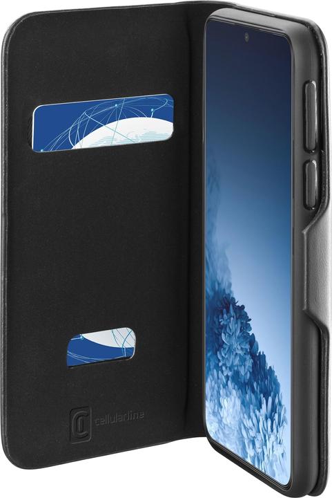 Cellularline Book Clutch Cell Phone Protective Case 15.8 cm (6.2" ) Folio Black (Samsung Galaxy S21+)
