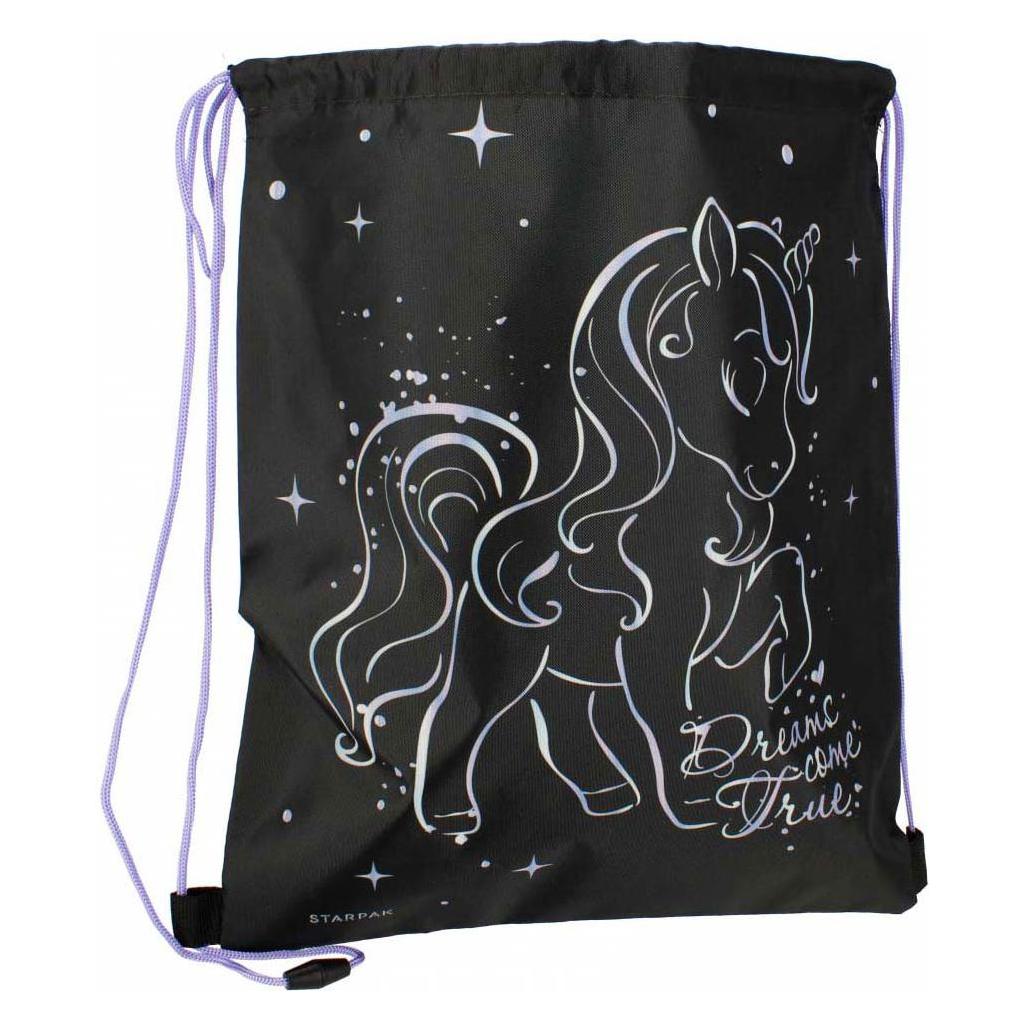 Starpak, Kleutertas, Gymtas Eenhoorn Zwart, Zwart