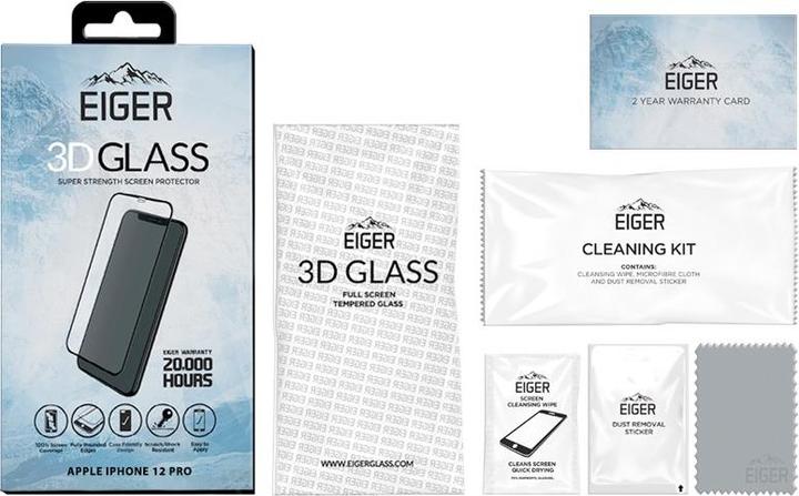 Actual product image Eiger Mountain Glass Clear Edge (1 pcs., Apple iPhone 12, Apple iPhone 12 Pro)