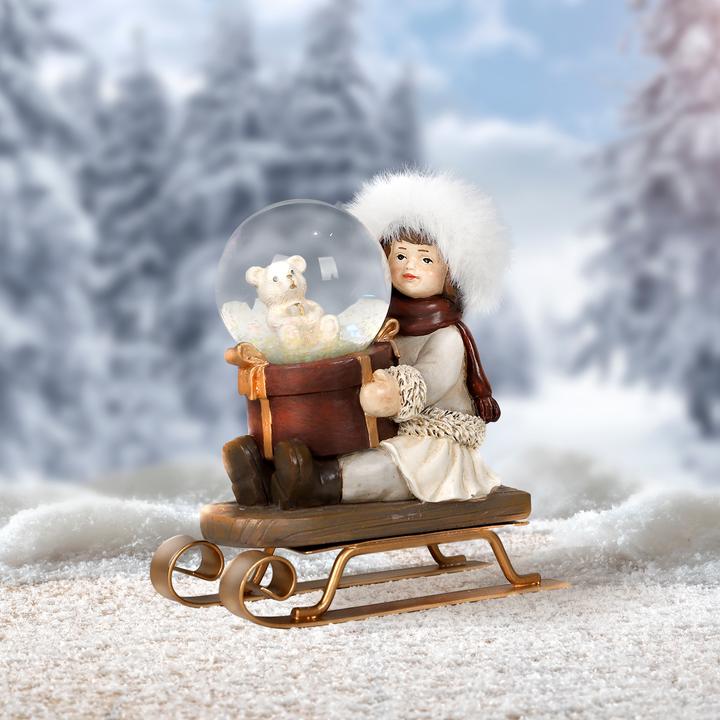 Produktbild HTI-Living Schlittenmädchen mit Schneekugel