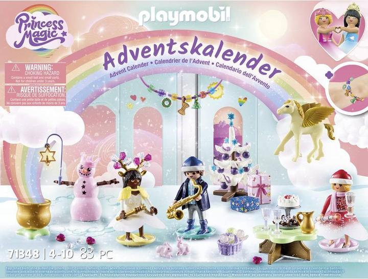 Image du produit Playmobil Calendrier de l'Avent "Noël sous l'arc-en-ciel