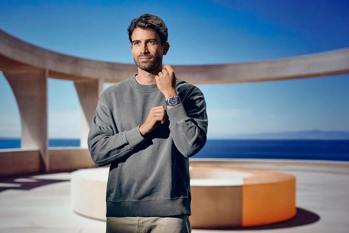 Actual product image Wenger 01.0643.124 Seaforce (Analogue wristwatch, Rotatable bezel, Swiss made, Chronograph, Diving watch, 43 mm)