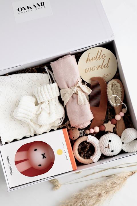 Actual product image Oykami Baby gift box "Arizona" with Miffy night light and bunny