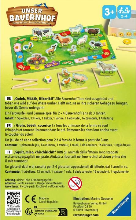 Image du produit Ravensburger Notre ferme (Français, 2 - 4 Joueur)