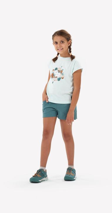 Produktbild Quechua Wander-T-Shirt Mädchen Grösse 122–170 - MH100 türkis
