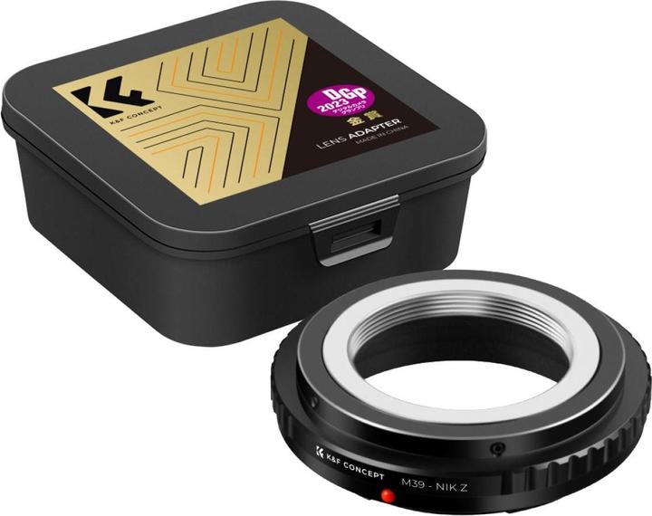 Actual product image K&F Concept High Precision Lens Adapter Mount, M39-NIK Z