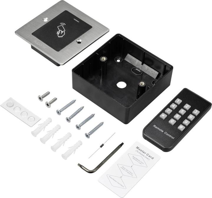 Image du produit Sygonix SY-6097864 Clavier à code avec RFID encastré 12 V/DC, 18 V/DC IP66 (Carte clé)