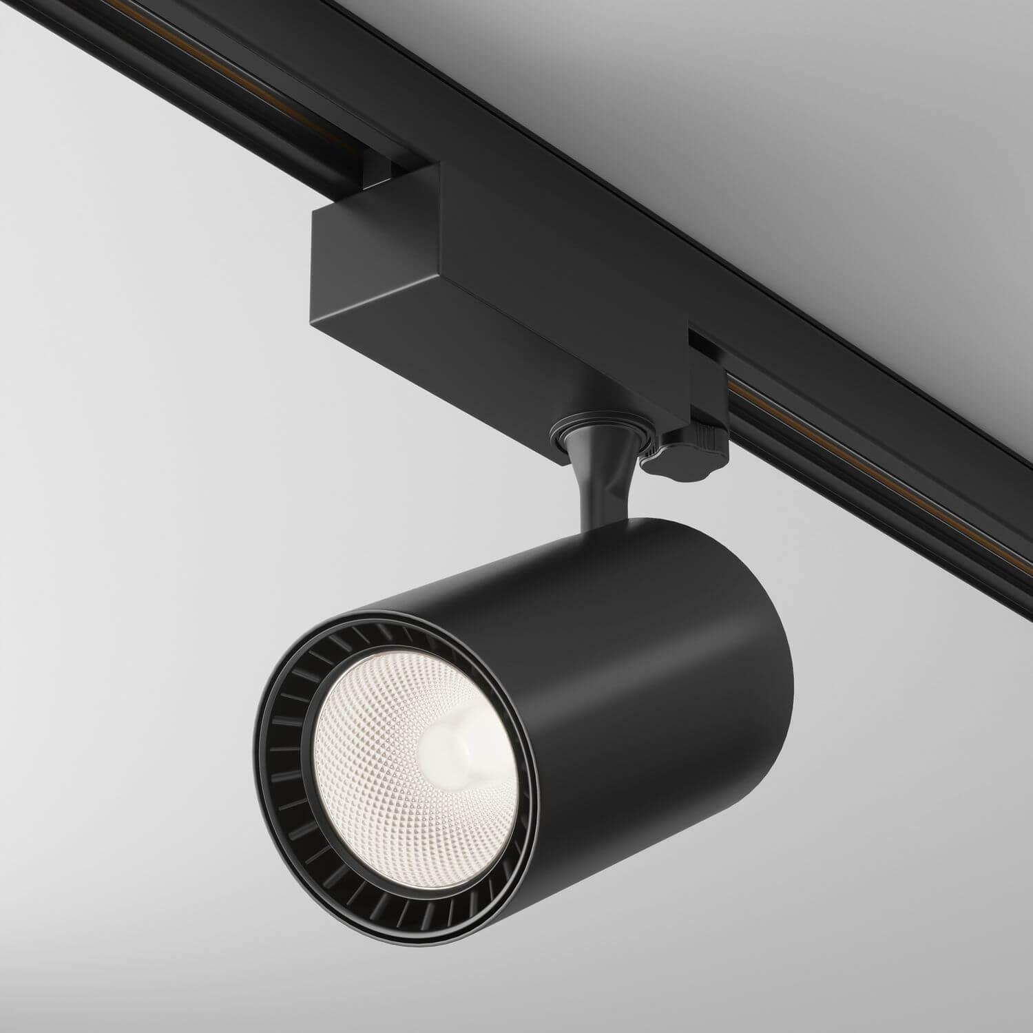 Thumbnail - Maytoni, Wandleuchte + Deckenleuchte, Vuoro 3-Phasen System TRINITY LED Stromschienenleuchte 20W 4000K Schwarz 90Ra Neut...