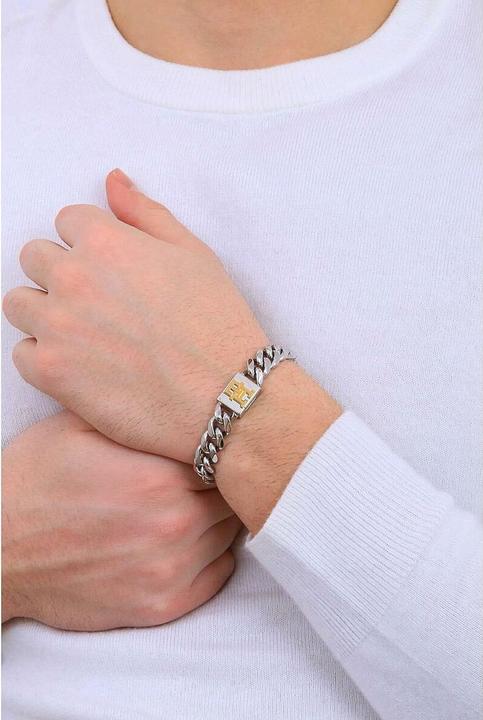 Actual product image Tommy Hilfiger TH Monogram Bracelet (Stainless steel)