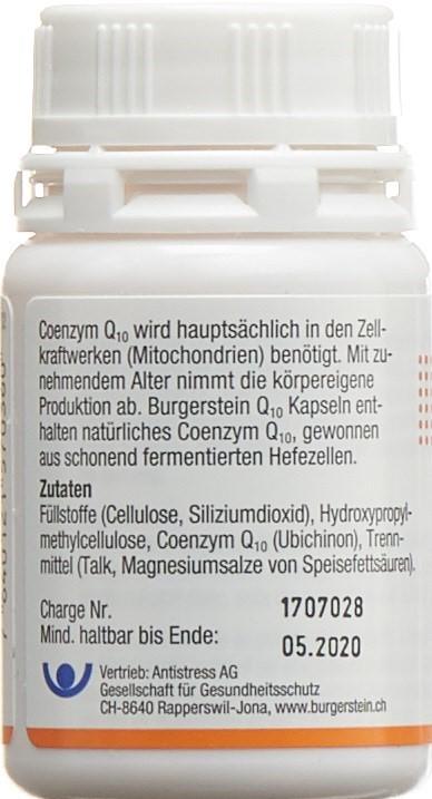 Produktbild Burgerstein Coenzym Q10 (60 Stück, Kapseln, 115 g)