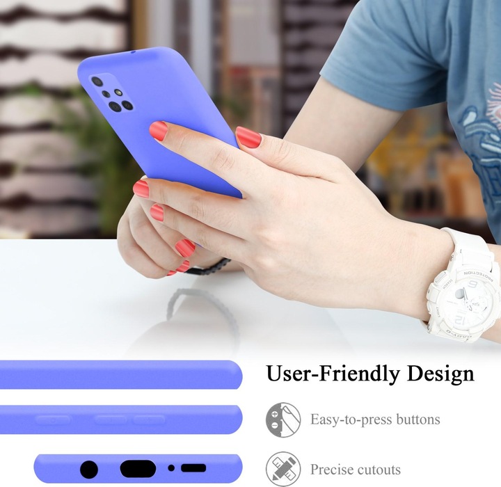 Actual product image Cadorabo TPU Liquid Silicone Case Cover (Samsung Galaxy A71)