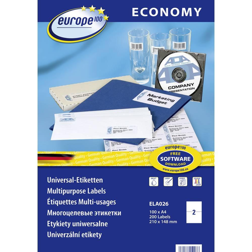 Avery Dennison, Etiketten, ELA026 Druckeretikett Selbstklebendes Druckeretikett