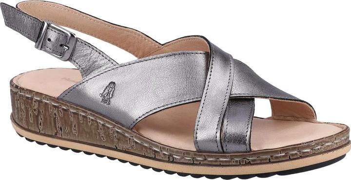 Actual product image Hush Puppies Elena Wedge Leather Sandal (40)