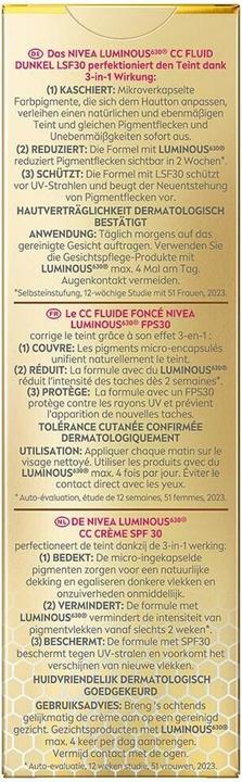 Image du produit NIVEA Luminous Antispot (Noirceur, 40 ml)