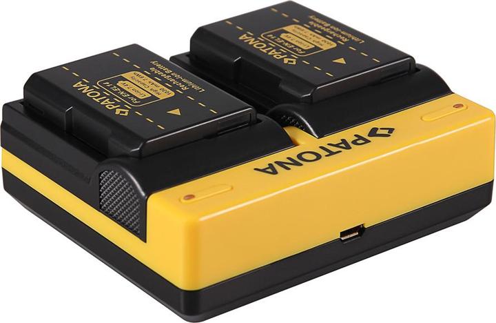 Image du produit Patona Chargeur double pour Nikon EN-EL14 CoolPix D3100 D3200 D5100 D5200 P7000 P7100 P7700 avec Micro