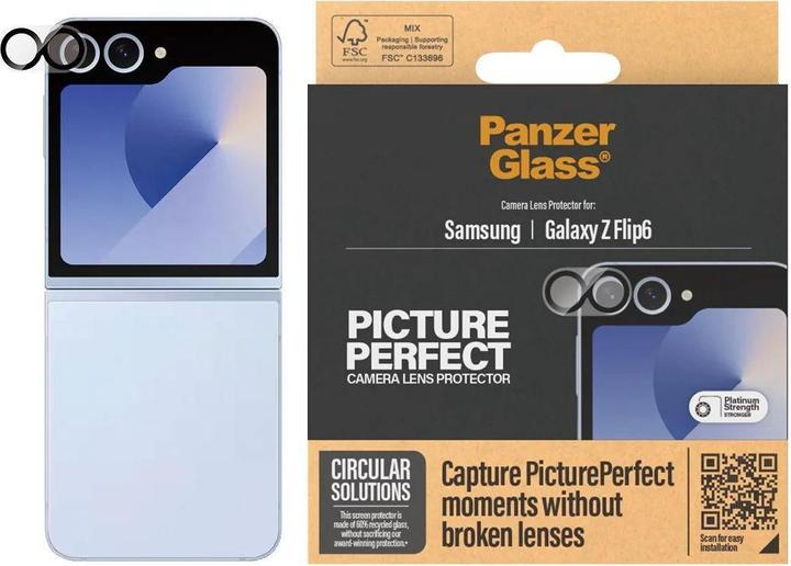 Produktbild PanzerGlass PicturePerfect Lens Samsung Galaxy Z Flip 6 (1 Stk., Samsung Galaxy Z Flip6)