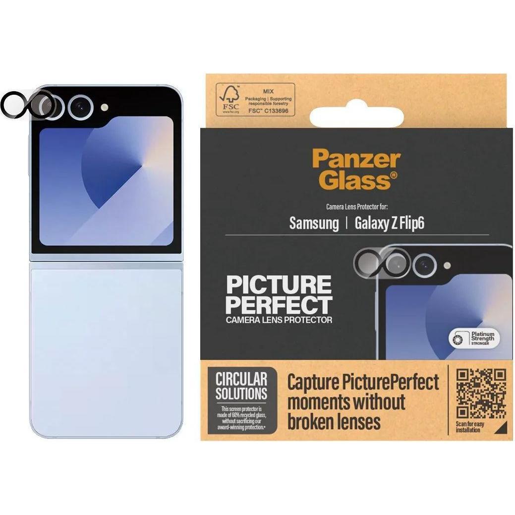 Thumbnail - PanzerGlass PicturePerfect Lens Samsung Galaxy Z Flip 6 (1 Stück, Samsung Galaxy Z Flip6), Smartphone Schutzfolie, Trans...