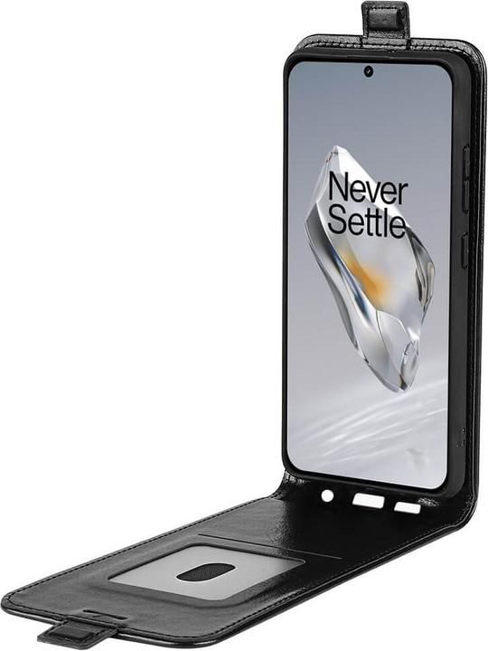 Actual product image Cover-Discount OnePlus 12 - Classic Flip Case vertical black (OnePlus 12)