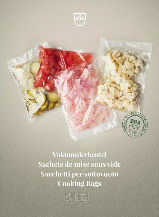 Actual product image V-Zug Vakuumierbeutel 180x280 mm 1012506 - 50 Stück (50 x)