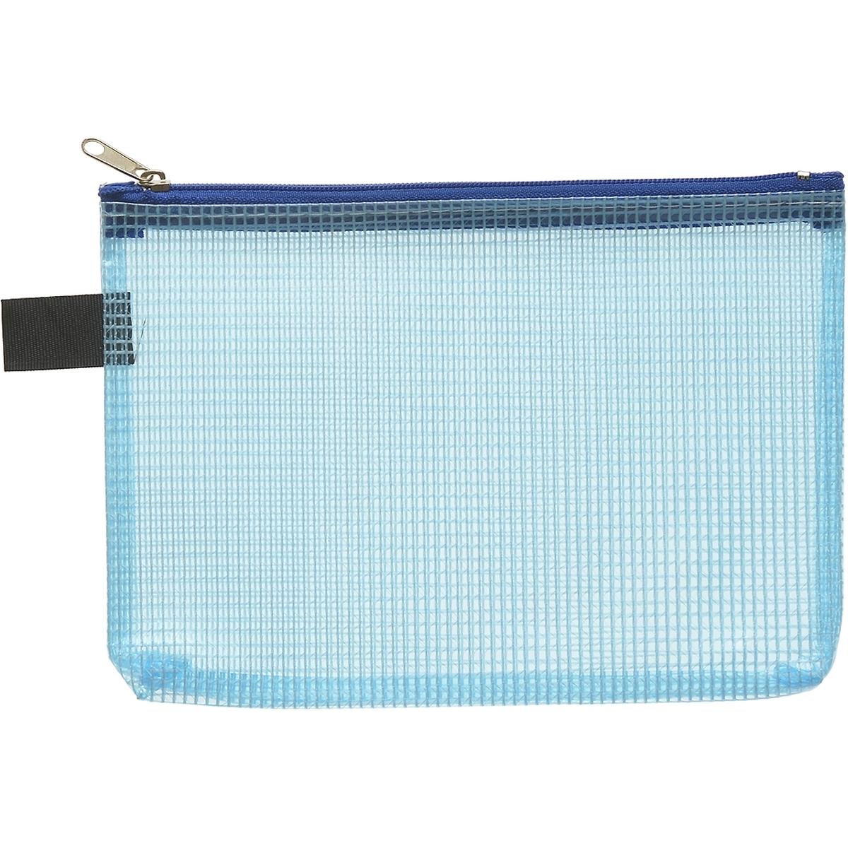 Foldersys, Mappe, 10 Reissverschlussbeutel A6 blau (A6, 10 x)