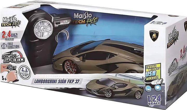 Produktbild Maisto Gesteuertes Automodell 1:24 Lamborghini Sian FKP37, 82338