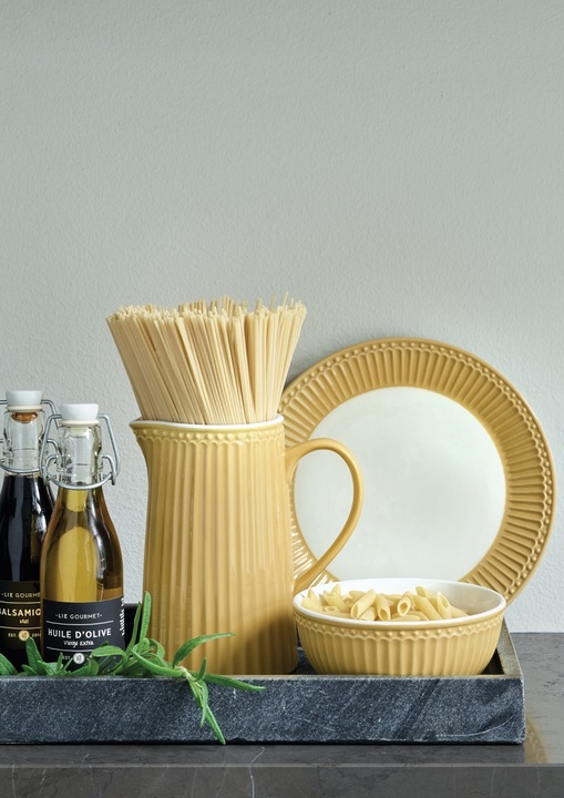 Produktbild Greengate Alice Speiseteller honey mustard 26,5 cm (1 x)