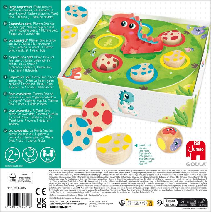 Productafbeelding Goula Mummie Dino (Duits, Frans, Italiaans)