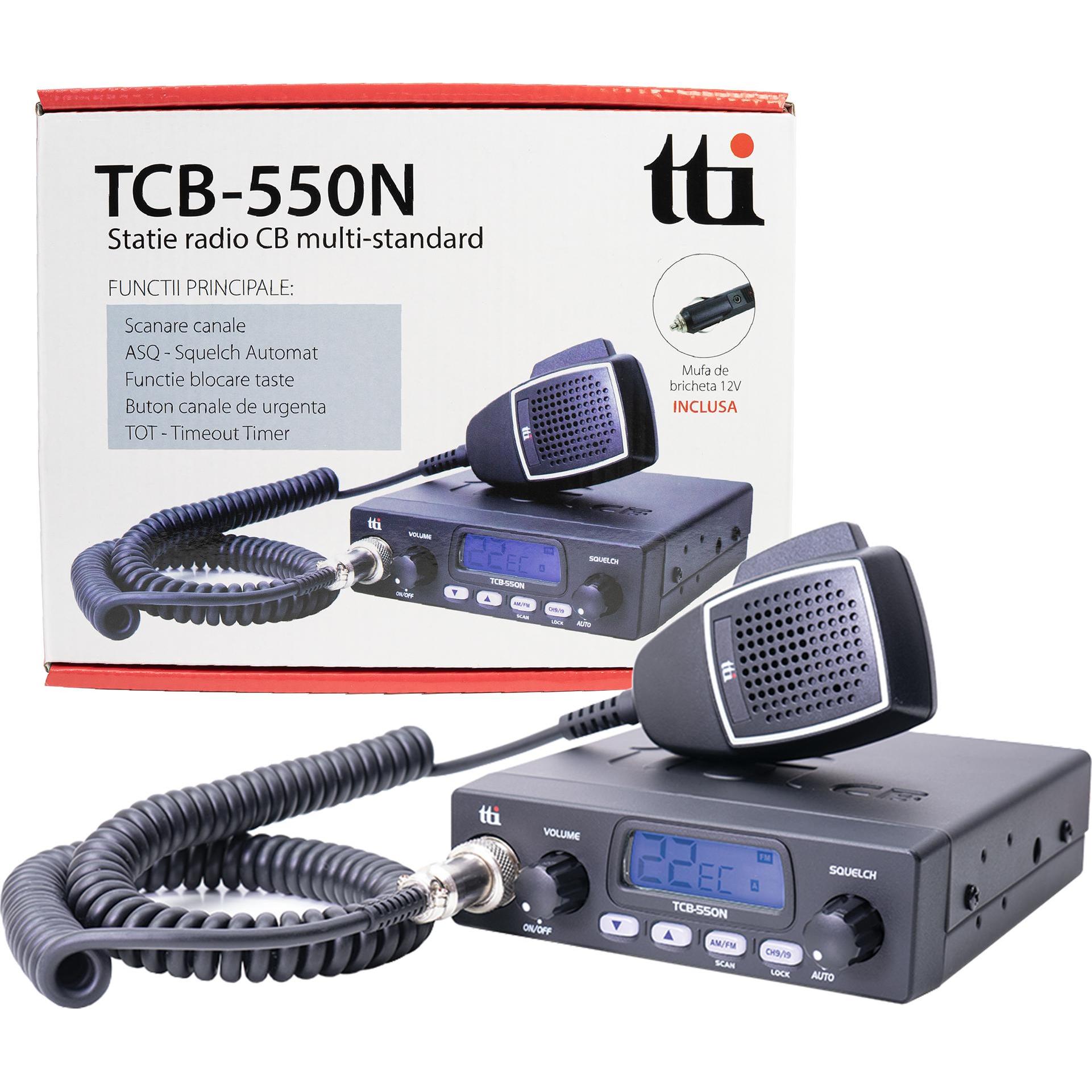 Aim TTi CB TTi TCB-550 N Funkgerät mit automatischer Rauschsperre, Walkie-Talkie