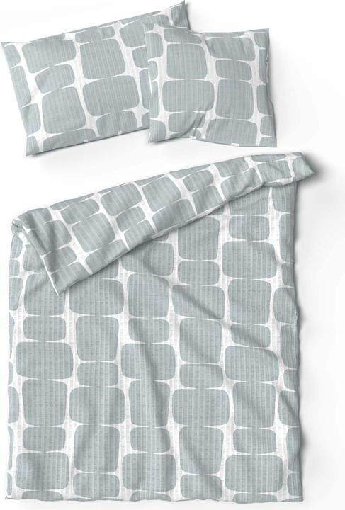 Actual product image Lotus Bettwaren Bettwäsche Seersucker Notker (Pillowcase, 50 x 70 cm)