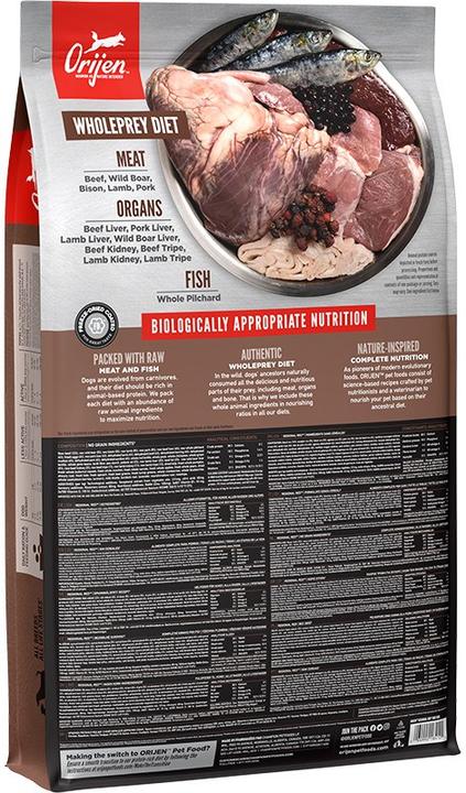 Image du produit Orijen Rouge régional (Adulte, 1 pcs, 11400 g)