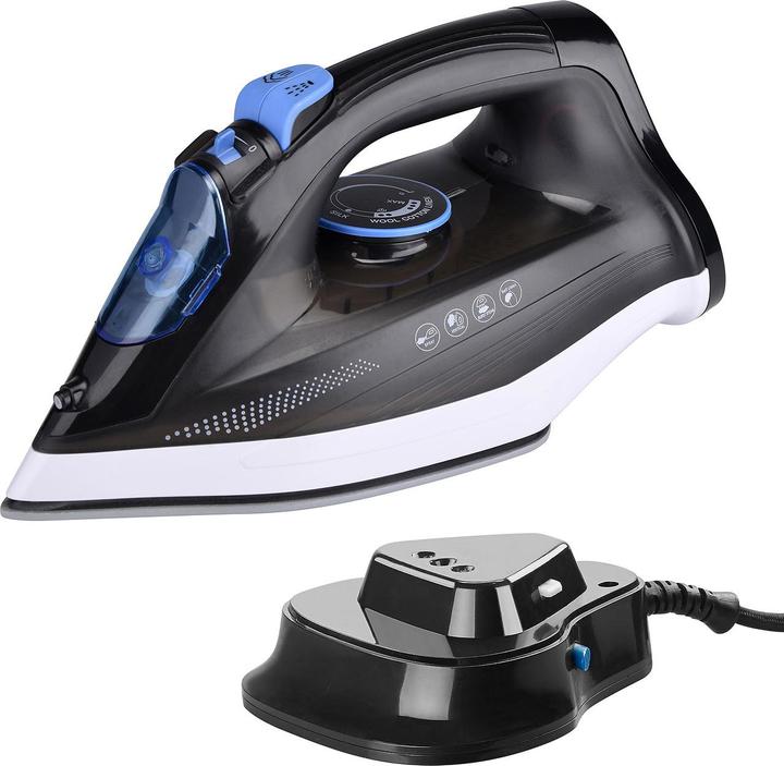 Produktbild Sichler Dampfbügeleisen mit Basisstation (2200 W, 40 g/min)