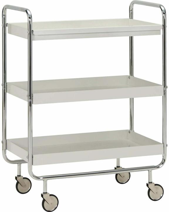 House Doctor Trolley, HDRoll, Large, Silver finish