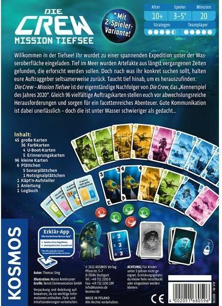 Produktbild Kosmos Die Crew - Mission Tiefsee (Deutsch)