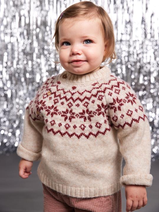Produktbild Envie de Fraise Baby Weihnachts-Pullover Jacquardstrick-Capsule (68)