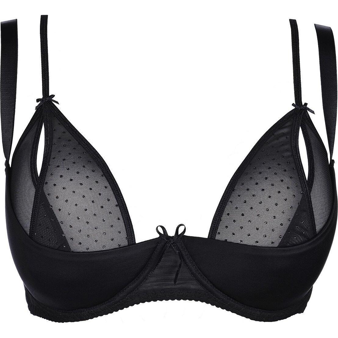 Axami, BH, V-8821PS Plus Size bra, Schwarz, (80 E, Einzelpack)